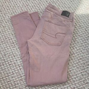 American Eagle Outfitters Women's Pink jeggings
